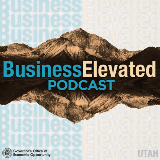 A picture of the business elevated podcast logo.